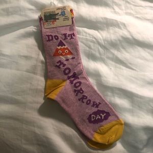 Blue Q Women socks, size 5-10 Crew cut, Cotton